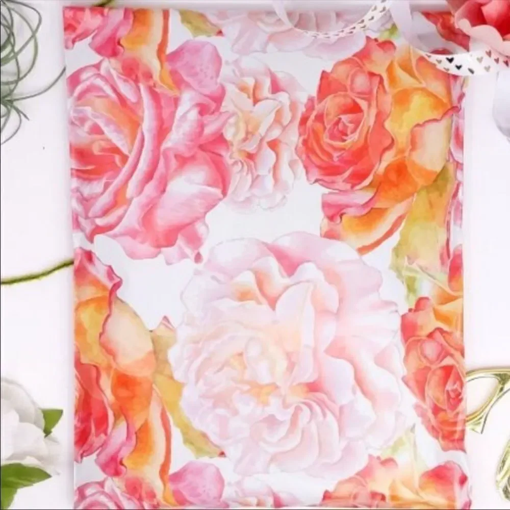 Poly Mailers MIX 35 pieces size 10x13  35 stickers size 1,5” & 5 insert cards